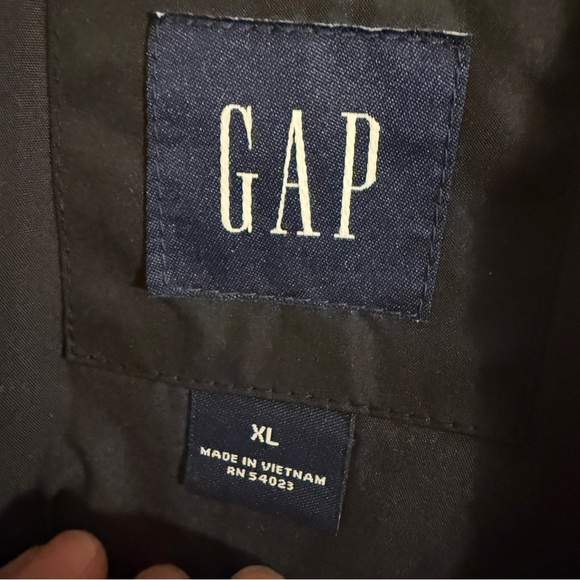 GAP Men's Black Basic Utility Jacket XL - Picture 3 of 6
